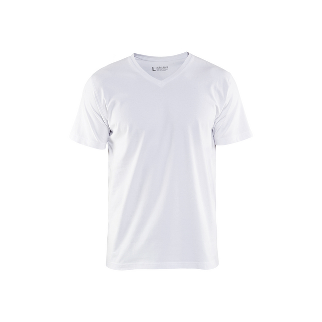 T-SHIRT 3360 1029 V-RINGAD VIT XXXL | Beijerbygg Byggmaterial